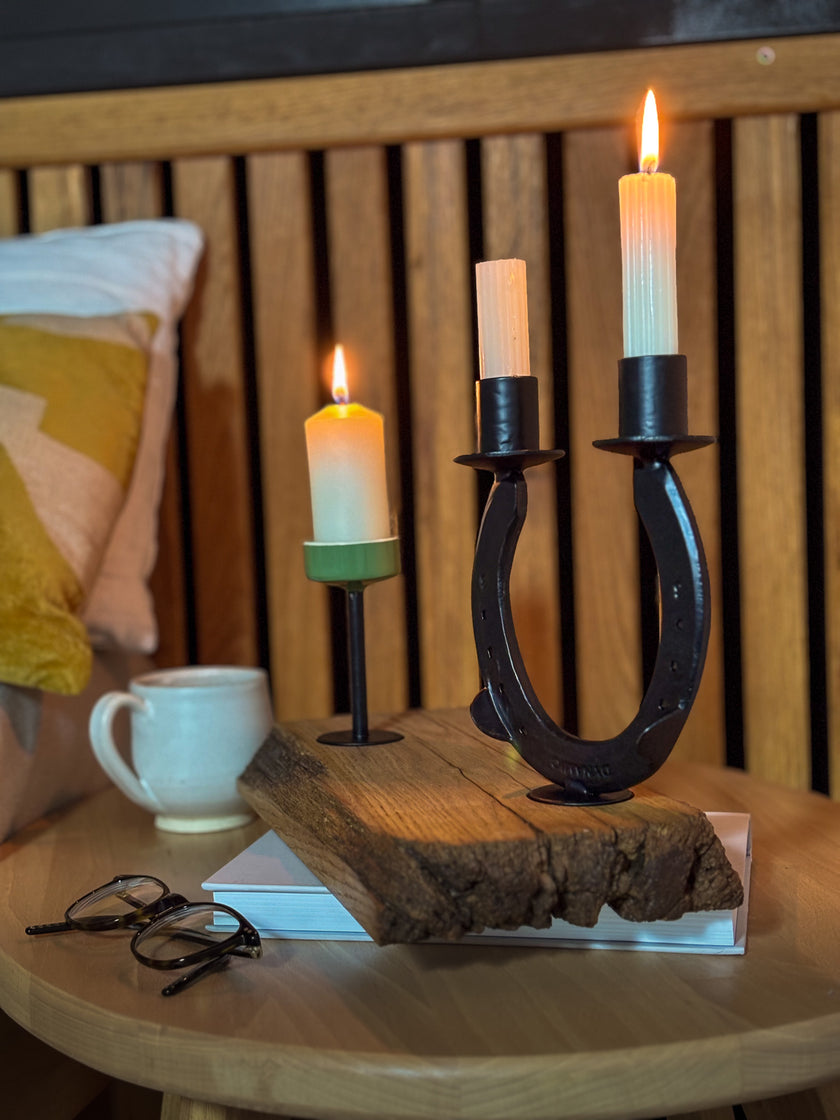 Baukasten Modul - Kerzenständer Hufeisen Duo #1