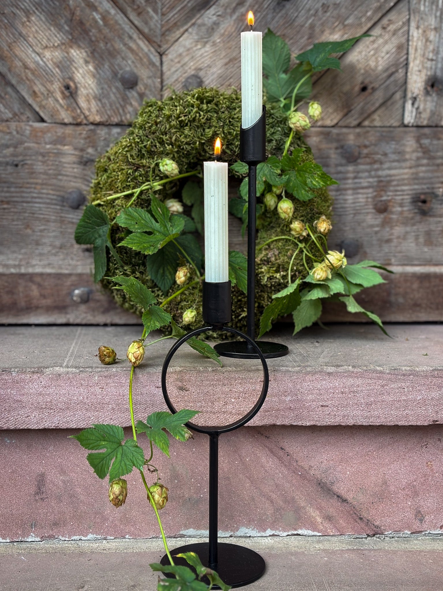 Kerzenständer mit Ring