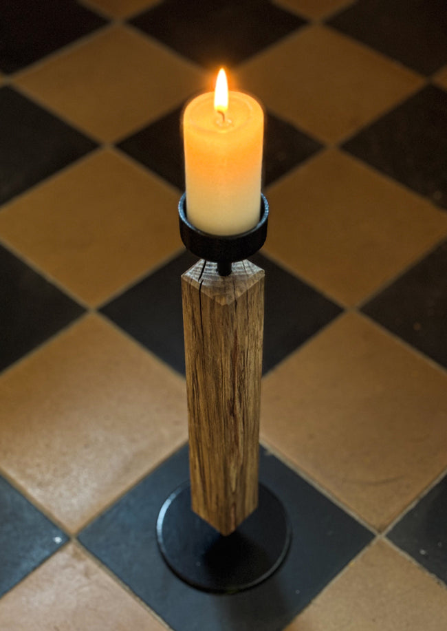 Kerzenständer Iron & Wood