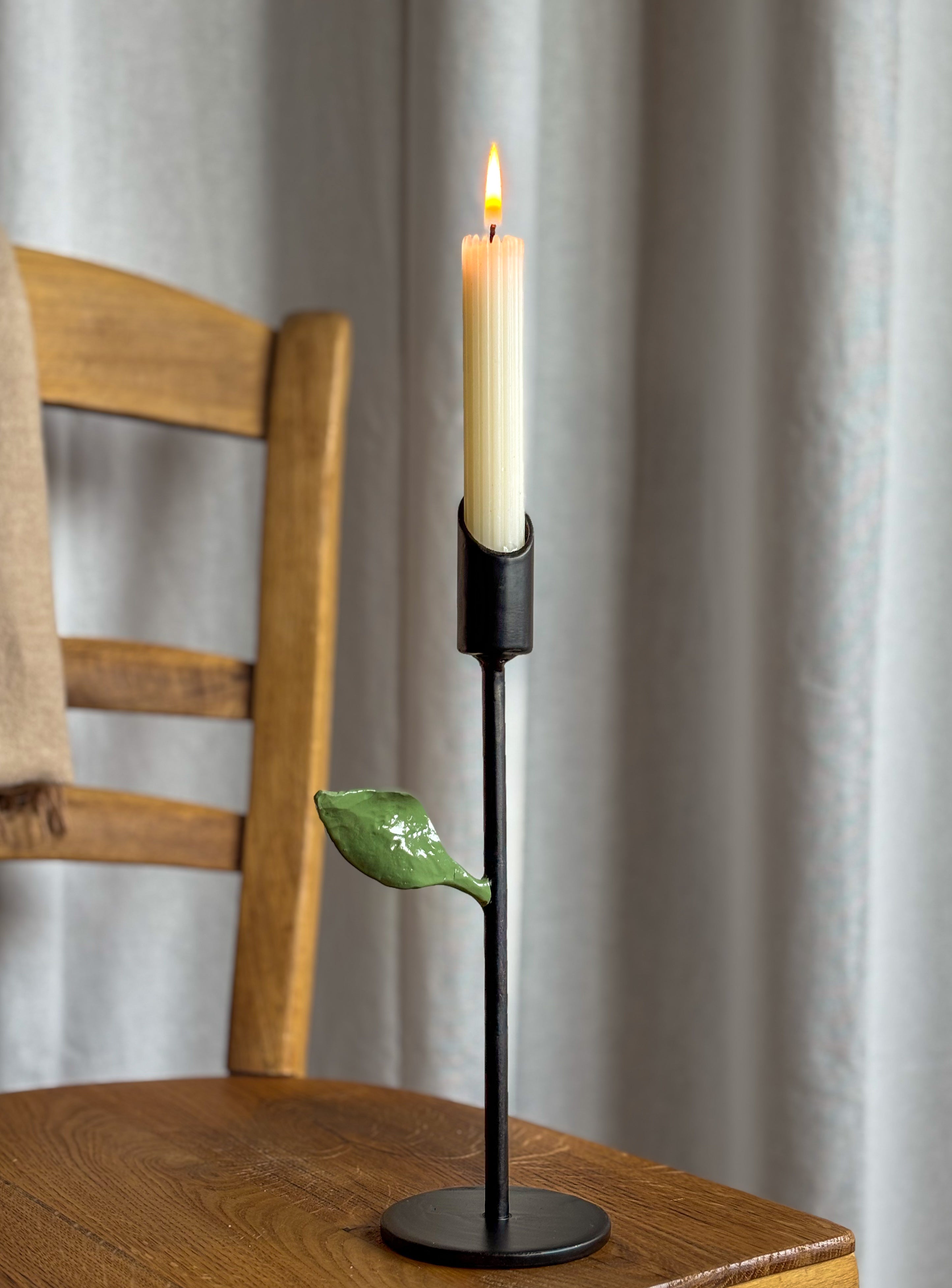 Kerzenständer Blatt