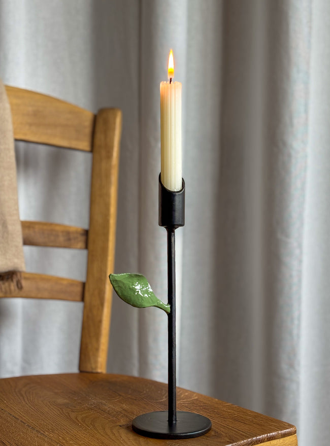 Kerzenständer Blatt
