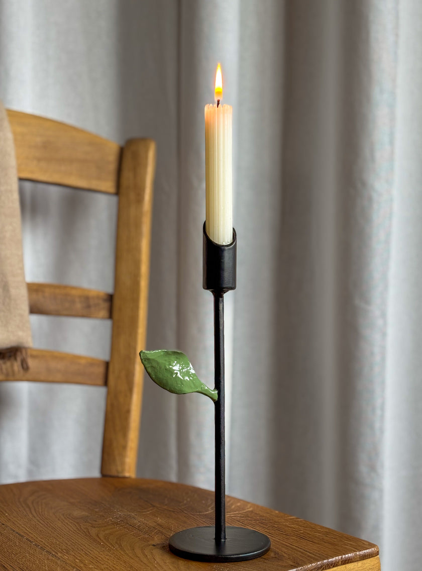 Kerzenständer Blatt
