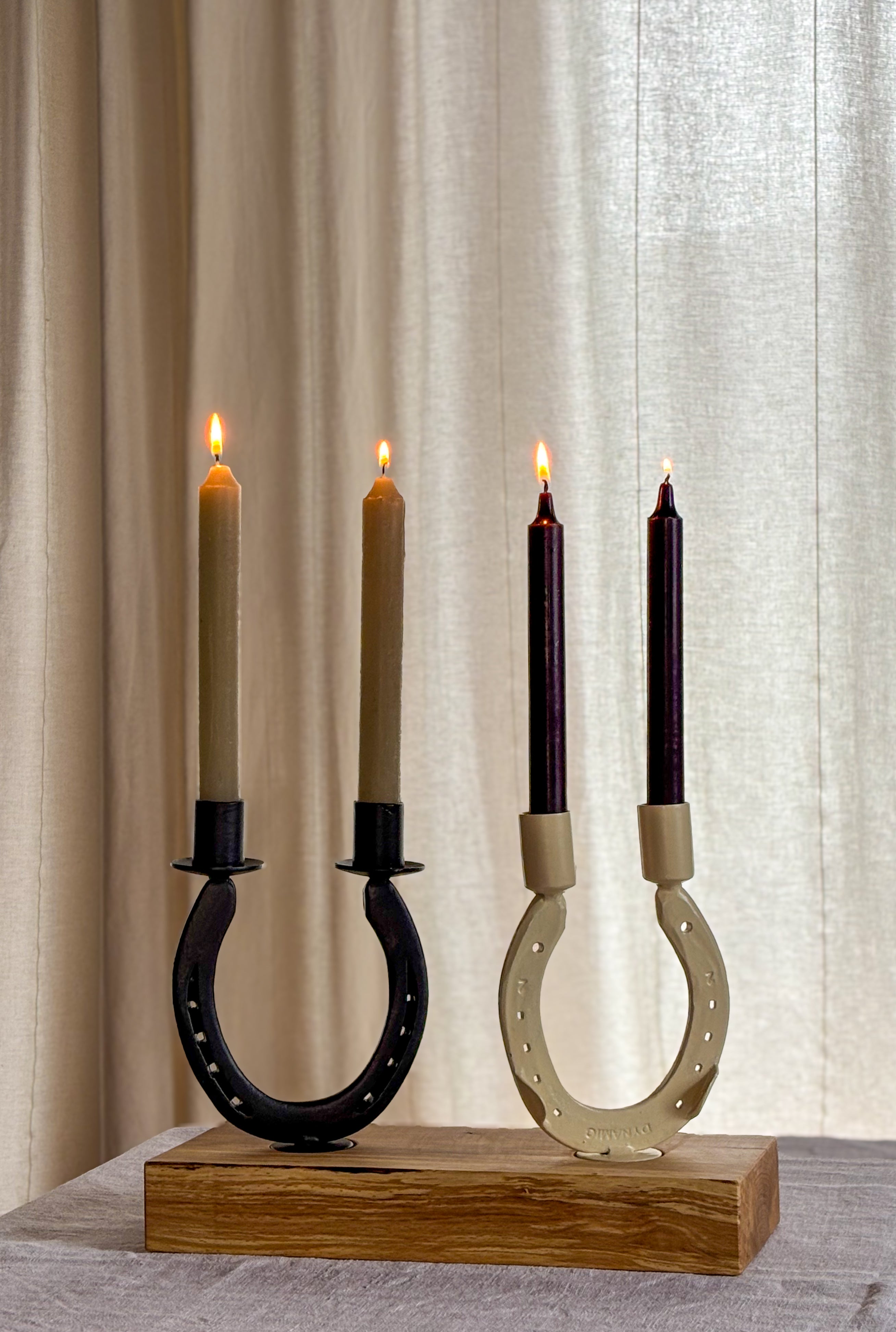 Modul-System: Kerzenständer Hufeisen Duo #1